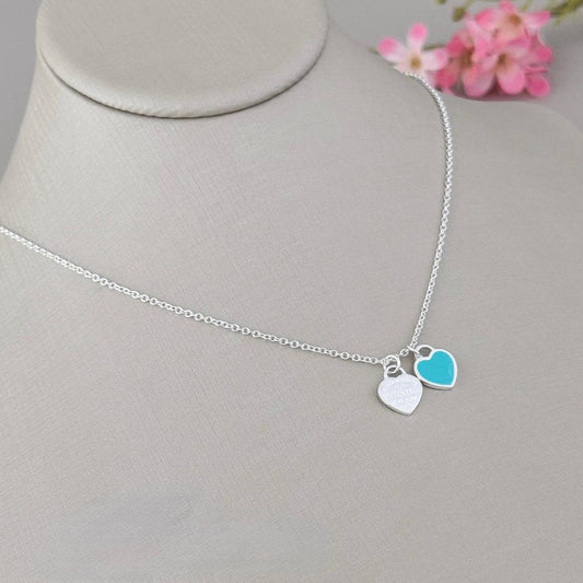 Colar | Coração duplo estilo Tiffany